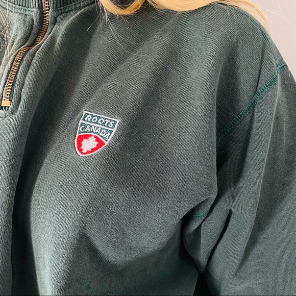 Vintage Roots sweater green size Medium - Picture 6 of 7